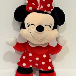 Ty Disney Minnie Mouse Plush Stuffed Toy 8" Red Polka Dot Dress 2023